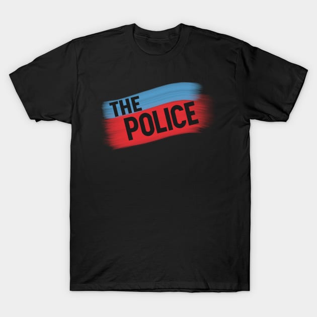 Red and blue the police T-Shirt by Vigoroznat